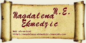 Magdalena Ekmedžić vizit kartica